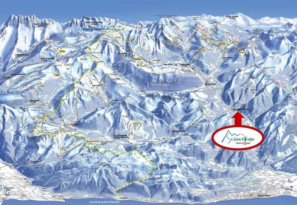 Saint-Jean-dʼAulps Appartement Cosy 3/4 Personnes A 5 Min Des Pistes. المظهر الخارجي الصورة